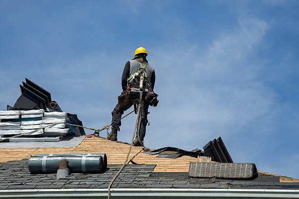 Professional Roofing technician working in Thurmond, WV